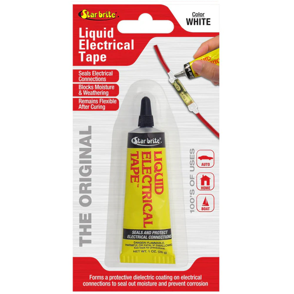 Star brite Liquid Electrical Tape - White - 1 oz — marine accessories