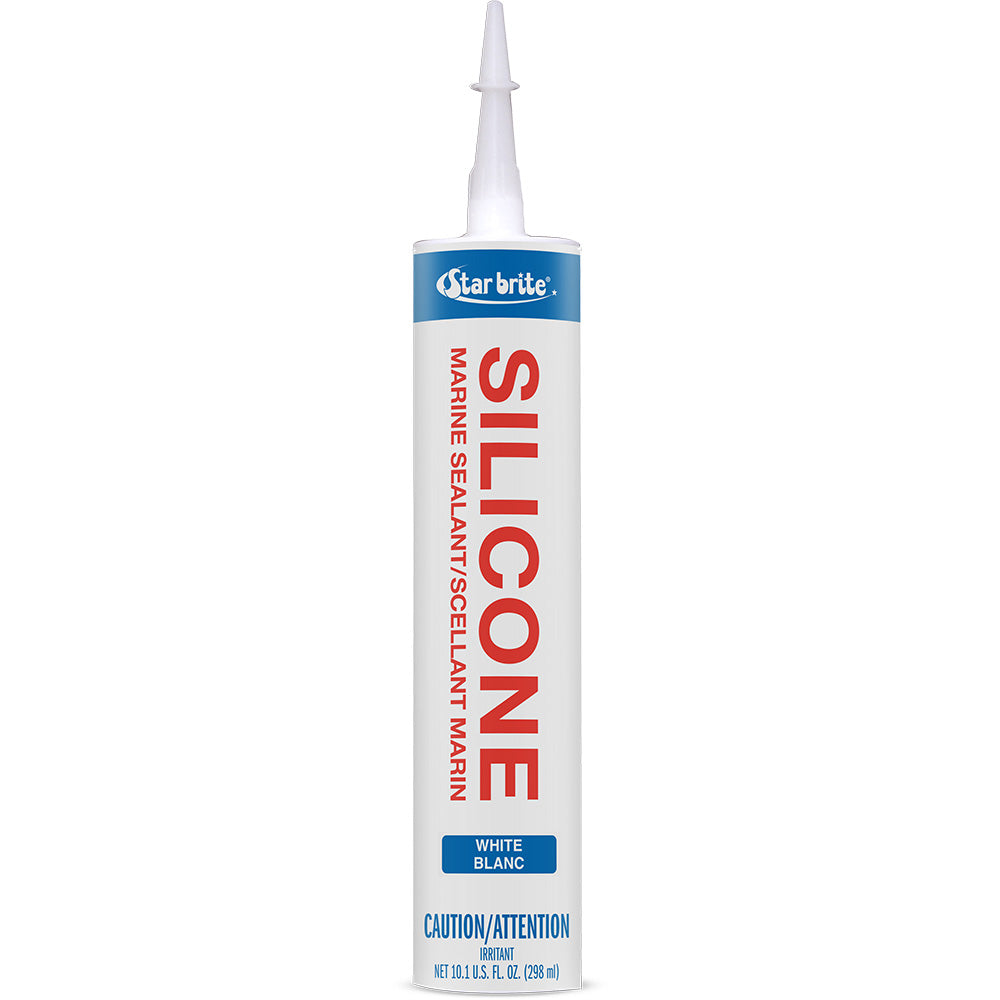 Star brite Marine Silicone Sealant - White - 10.3 oz — marine adhesives/sealants/tapes