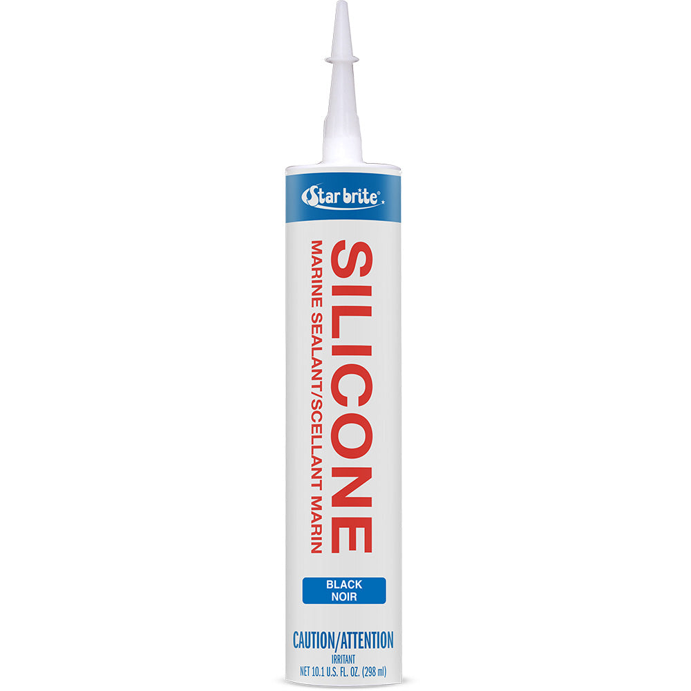 Star brite Marine Silicone Sealant - Black - 10.3 oz — marine adhesives/sealants/tapes