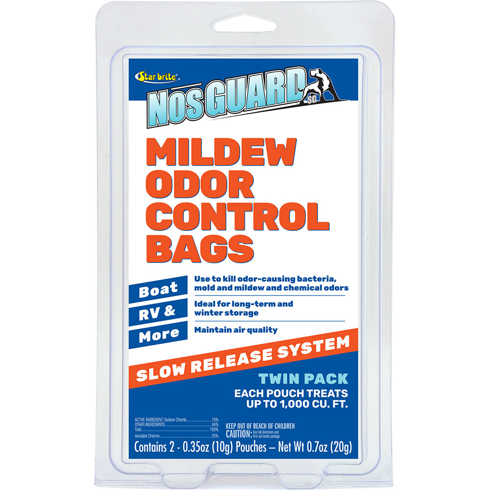 Star brite NosGUARD Mildew Odor Control Bags Slow Release System *2-Pack — marine cleaning
