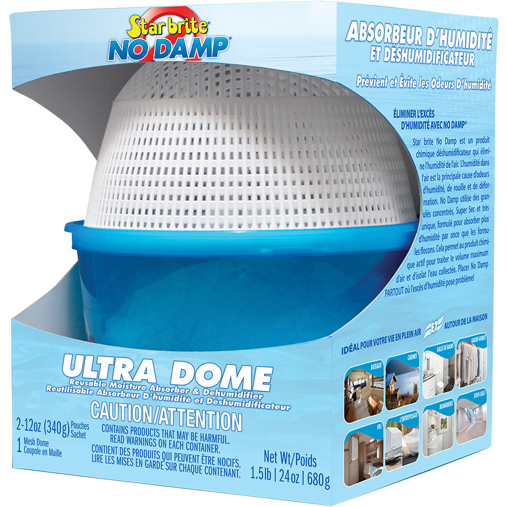 Star brite No Damp Ultra Dome Absorber & Dehumidifier - 24 oz — marine cleaning