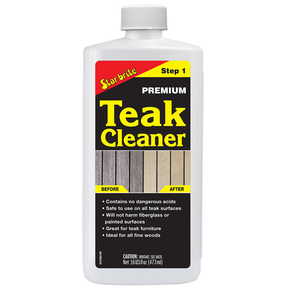 Star brite Premium Outdoor Teak Cleaner - Step 1 - 16 oz — marine cleaning