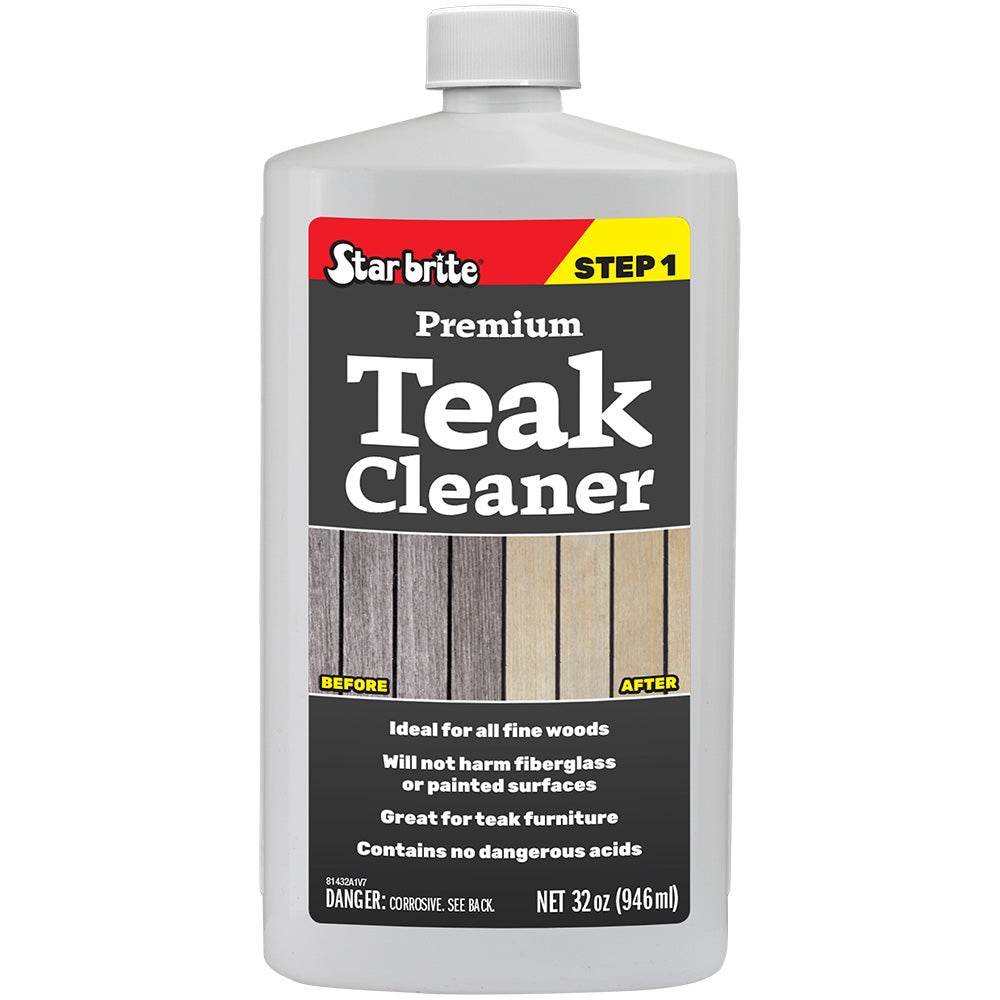 Star brite Premium Teak Cleaner - Step 1 - 32 oz — marine cleaning