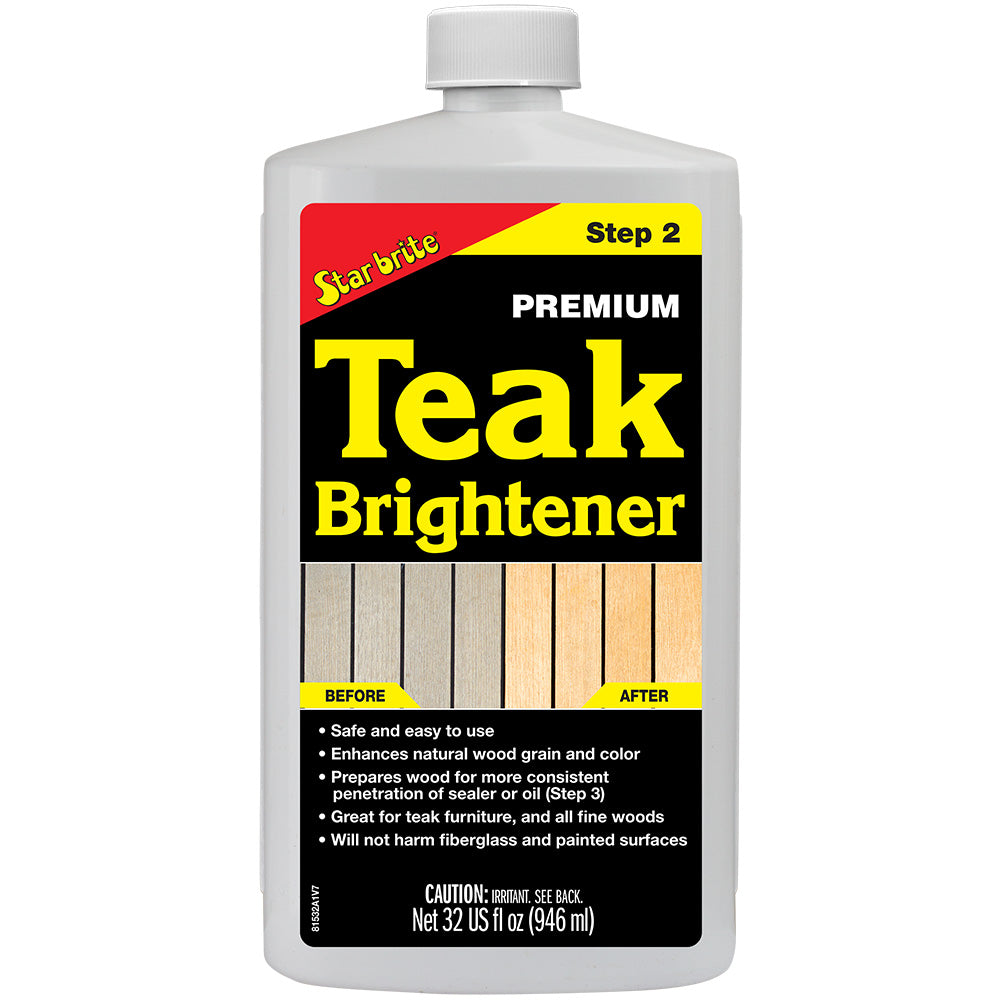 Star brite Premium Teak Brightener - 32 oz — marine cleaning