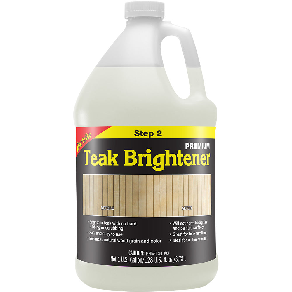Star brite Premium Teak Brightener - 1 Gallon — marine cleaning