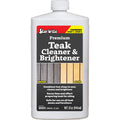 Star brite Premium Teak Cleaner & Brightener - Restore & Enhance Wood Grain - 32 oz — marine cleaning
