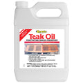 Star brite Teak Oil - Long Lasting, Penetrating, Sealer, & Preserver w/UV Inhibitors - 1 Gallon — marine cleaning
