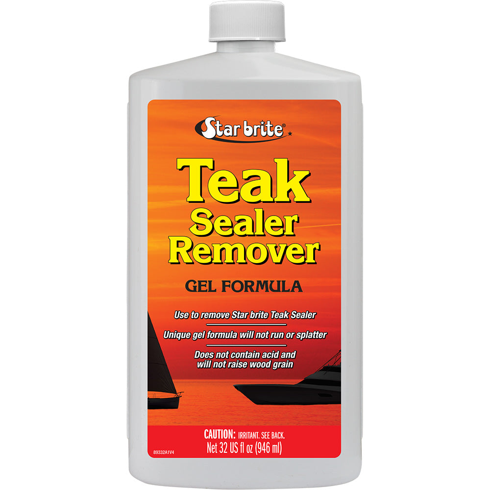 Star brite Teak Sealer Remover - Gel Formula - Citrus Scent - 32 oz — marine cleaning