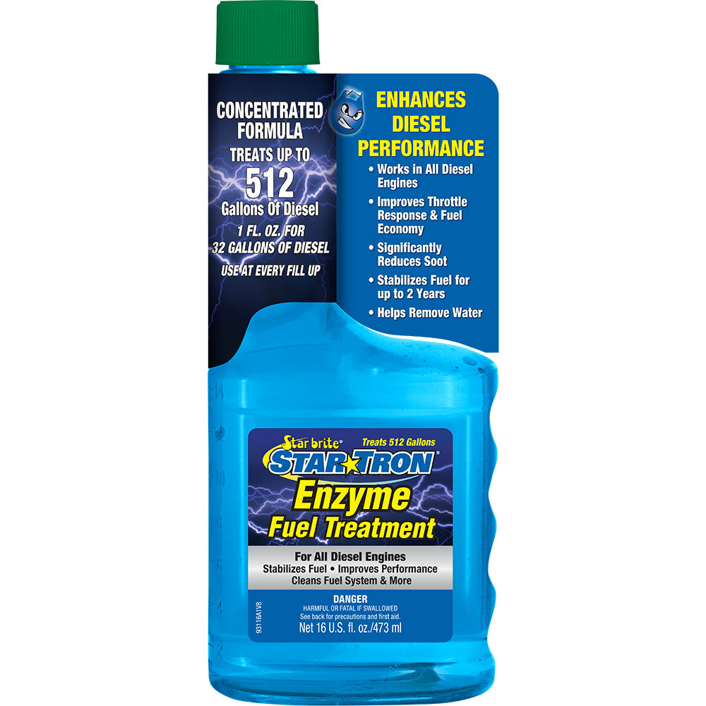 Star brite Star-Tron Diesel Enzyme Fuel Treatment - 16 oz — marine cleaning