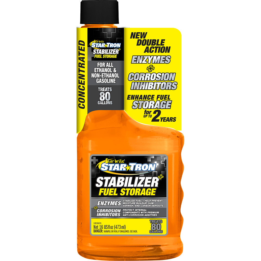 Star brite Star-Tron Stabilizer+ Fuel Storage & Corrosion Protection - 16 oz — marine cleaning