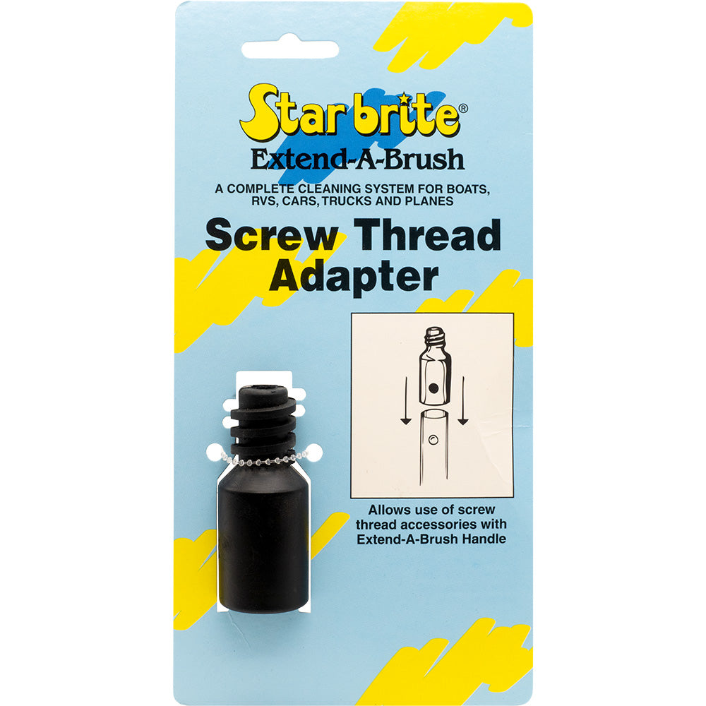 Star brite Screw Thread Adapter f/Extend-A-Brush Handles — marine cleaning