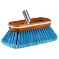 Star brite Premium Medium Blue Bristle 8" Synthetic Wood Block Brush — marine cleaning