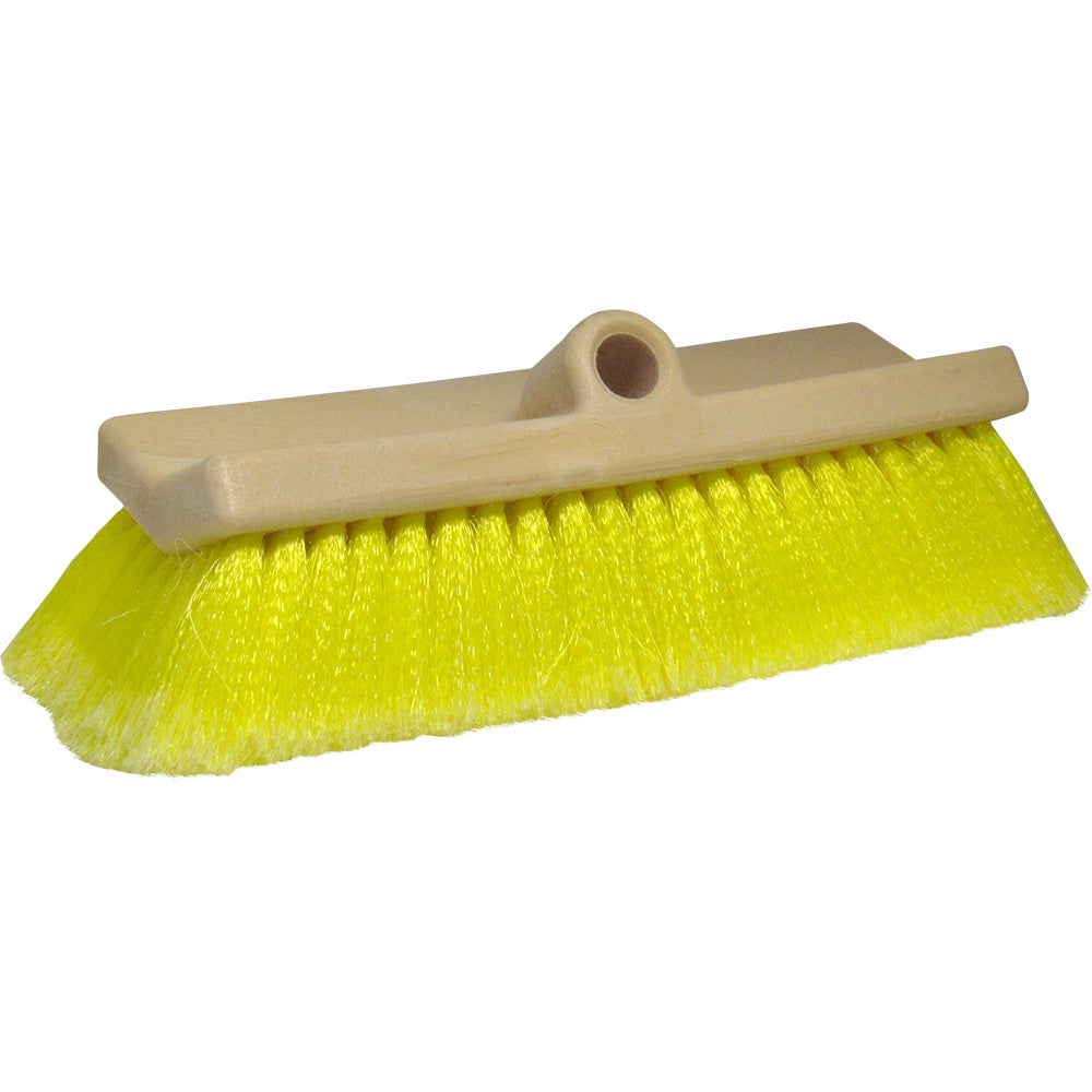 Star brite 10" Bi-Level Boat Brush - Soft Yellow Bristles — marine cleaning