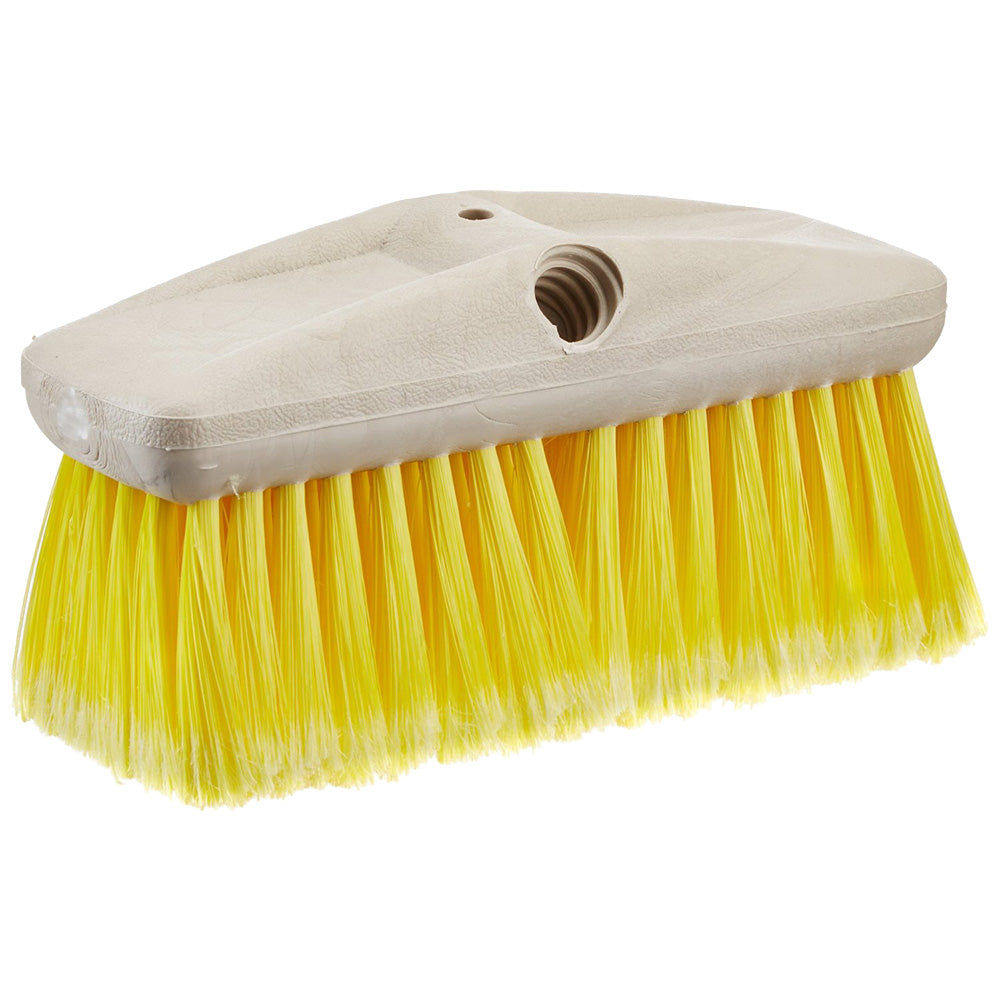 Star brite 8" Soft Bristle Wash Brush - Extend-A-Brush Compatible - Yellow — marine cleaning