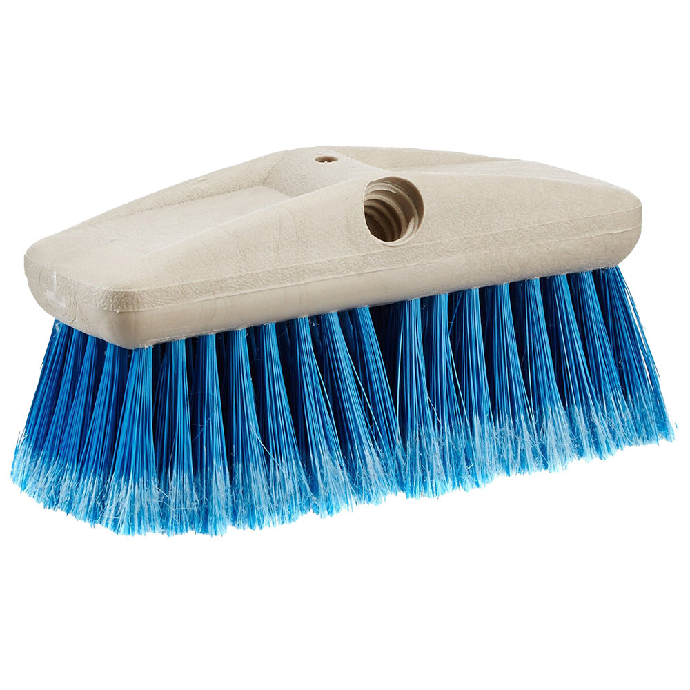 Star brite 8" Medium Bristle Wash Brush - Extend-A-Brush Compatible - Blue, Medium — marine cleaning