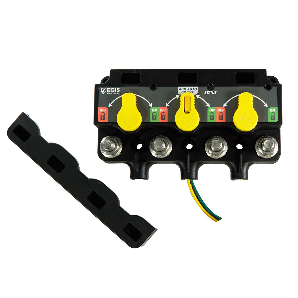 Egis Mobile Electric Egis XD Series Triple Flex 2 Relay/VSR/Relay w/Knobs - 12 P DT — marine accessories