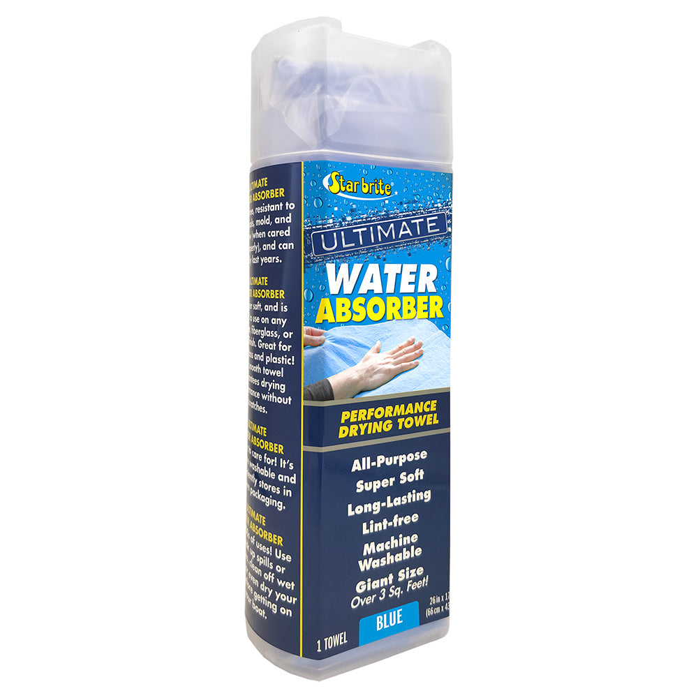 Star brite Ultimate Water Absorber - Performance Drying Towel - Blue — marine cleaning