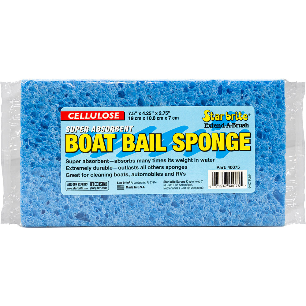 Star brite Super Absorbent Cellulose Bail Sponge XL - 7.5" x 4.25" x 2.75" — marine cleaning