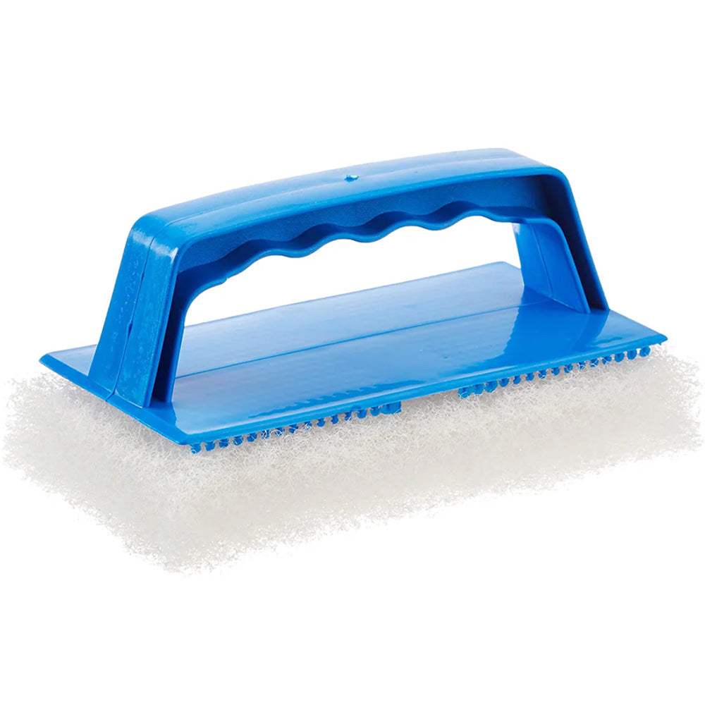 Star brite Fine White Scrub Pad w/Interchangeable Handle — marine cleaning