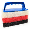 Star brite Large Multi-Texture Scrub Pad Kit w/Interchangeable Handle — marine cleaning