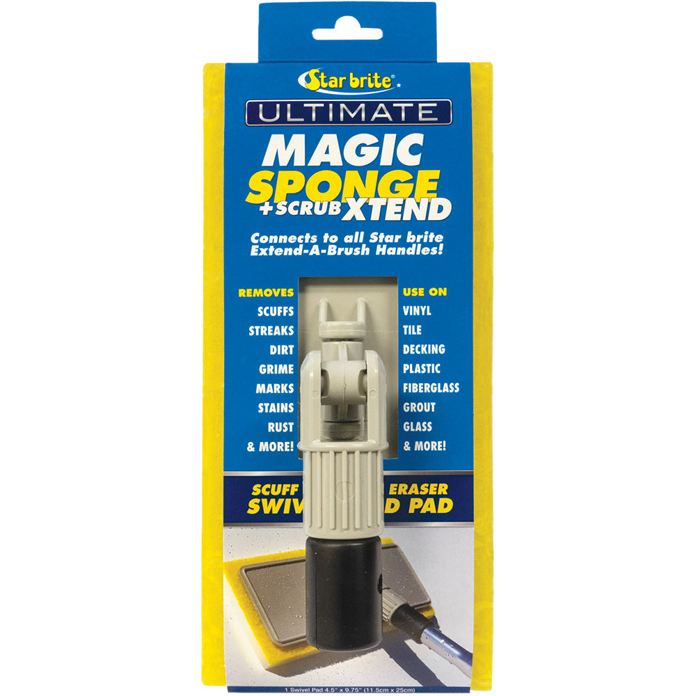 Star brite Magic Sponge + Scrub XTEND w/Flex Head f/Pool, RV, Boat — marine cleaning