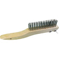 Star brite 10.5" Stainless Steel Bristle Brush w/Scraper — marine cleaning