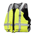 Mustang Survival Mustang Industrial Mesh Vest - Hi-Vis Fluorescent Yellow Green - 4XL/5XL — marine personal flotation devices