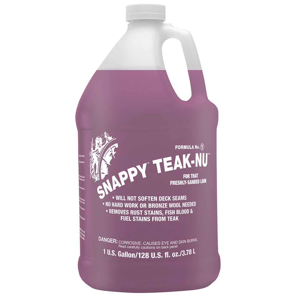 Snappy Teak-Nu Formula No. 1 - 1 Gallon — marine cleaning