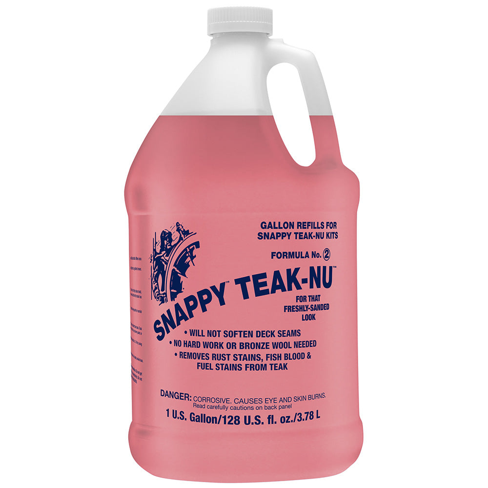 Snappy Teak-Nu Formula No. 2 - 1 Gallon — marine cleaning