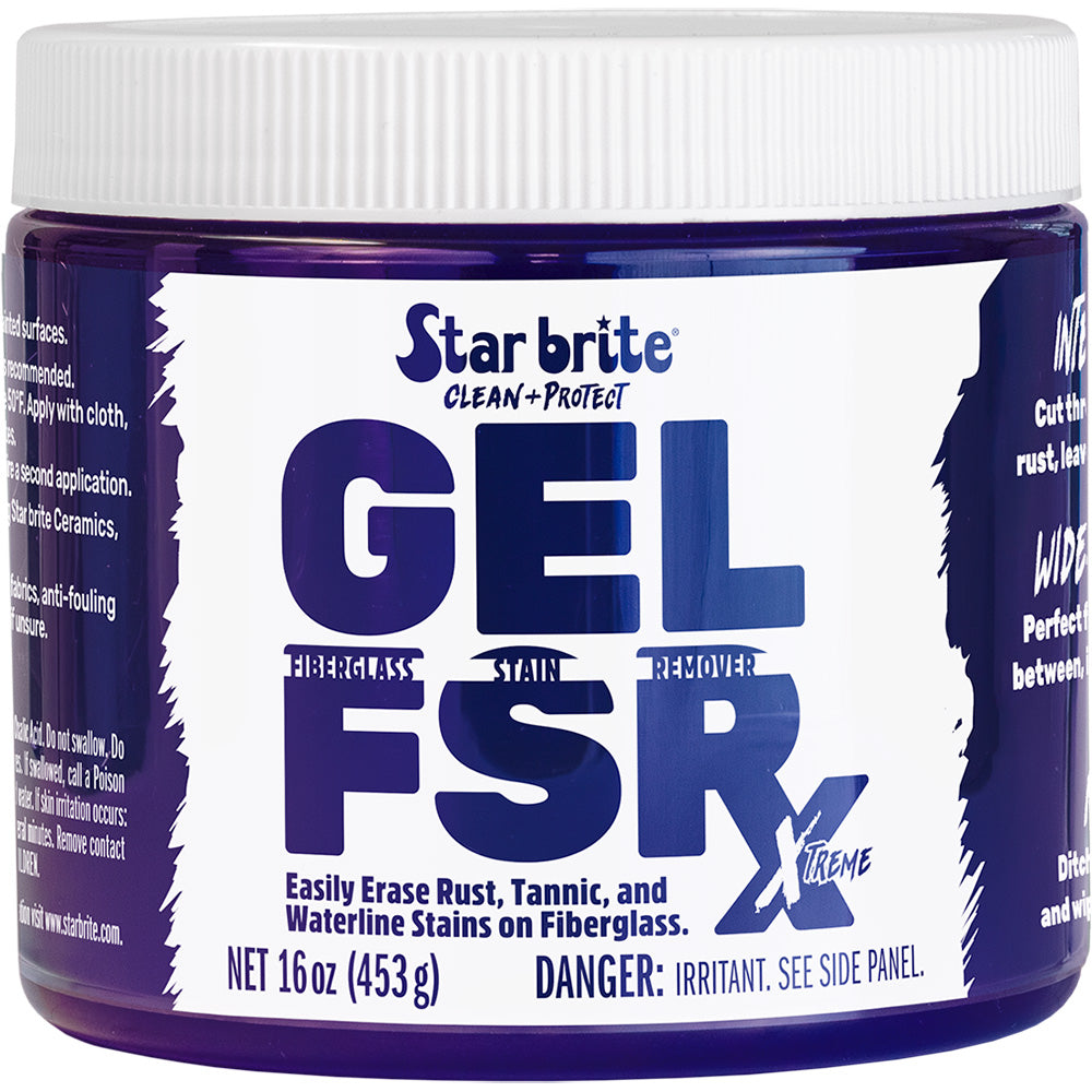 Star brite GEL FSR Xtreme Fiberglass Stain Remover - 16 oz — marine cleaning