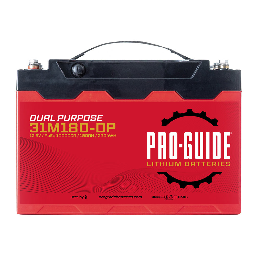 Pro-Guide Batteries Pro-Guide Alpha Series Lithium Battery - 12V - 180AH - Group 31 — marine batteries