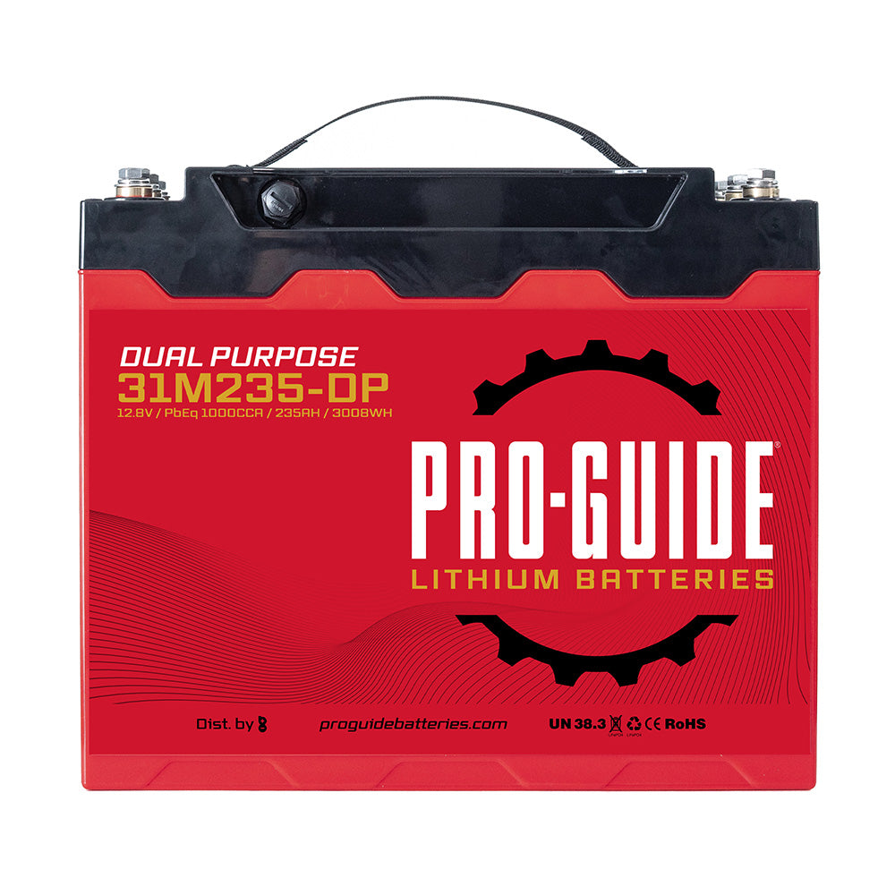 Pro-Guide Batteries Pro-Guide Alpha Series Lithium Battery - 12V - 235AH - Group 31 (Tall) — marine batteries