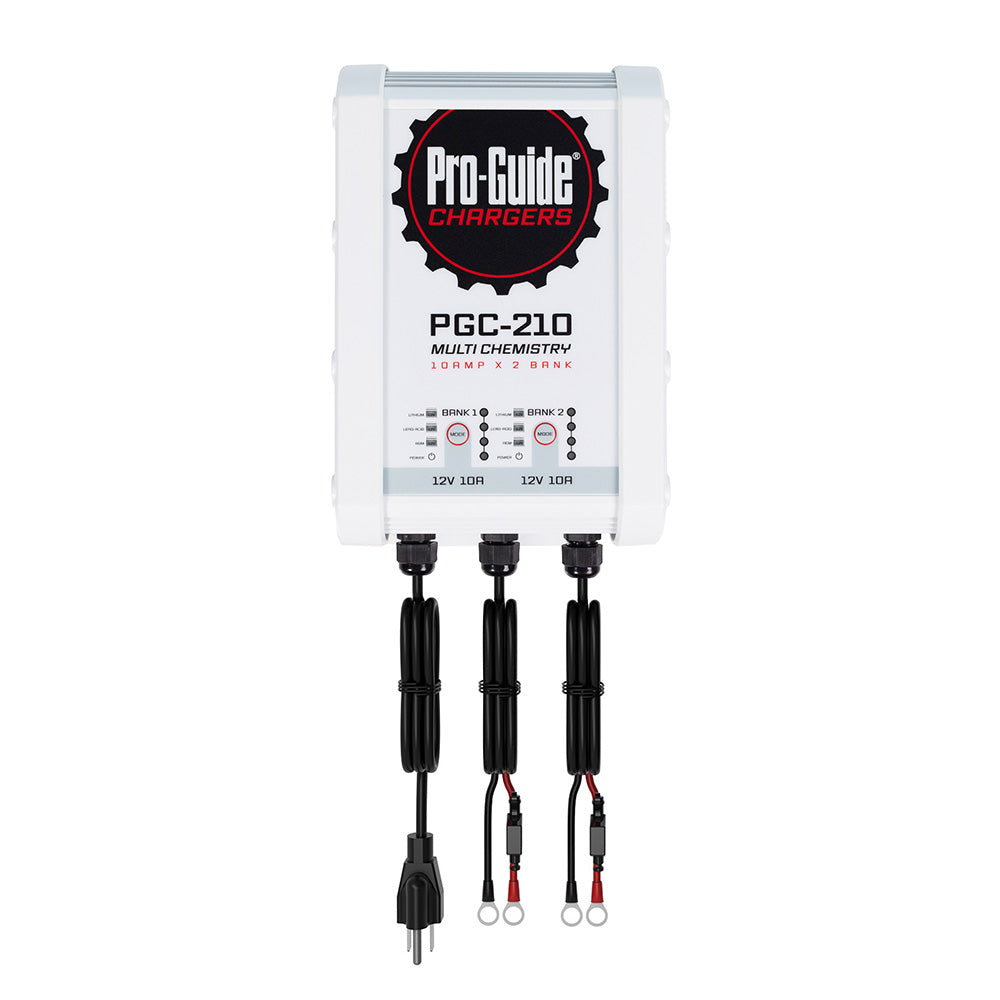 Pro-Guide Batteries Pro-Guide 2 Bank On-Board Battery Charger - 12V - 10-Amp — marine battery chargers
