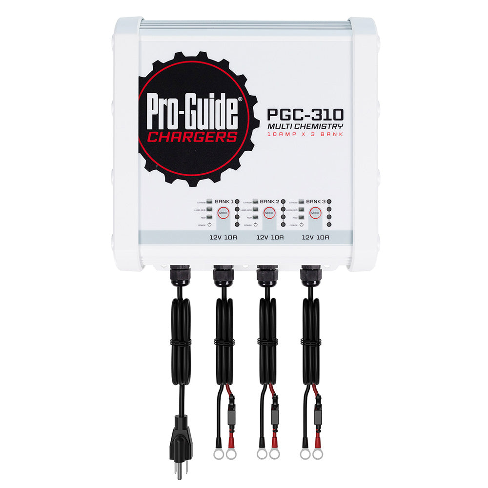 Pro-Guide Batteries Pro-Guide 3 Bank On-Board Battery Charger - 12V - 30-Amp — marine battery chargers