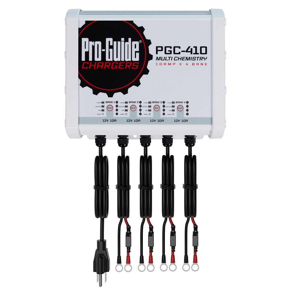 Pro-Guide Batteries Pro-Guide 4 Bank On-Board Battery Charger - 12V - 40-Amp — marine battery chargers