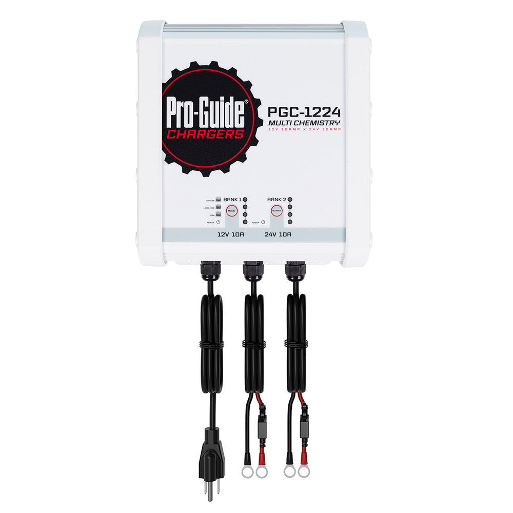 Pro-Guide Batteries Pro-Guide 2 Bank On-Board Battery Charger - (1) 12V / (1) 24V - 20-Amp — marine battery chargers