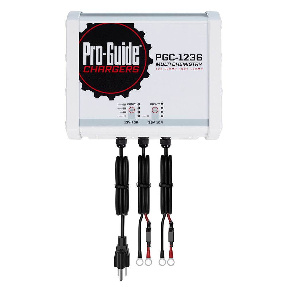 Pro-Guide Batteries Pro-Guide 2 Bank On-Board Battery Charger - (1) 12V / (1) 36V - 20-Amp — marine battery chargers
