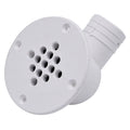 T-H Marine Supplies T-M Marine 90-Degree Cockpit Scupper Drain - White — marine accessories