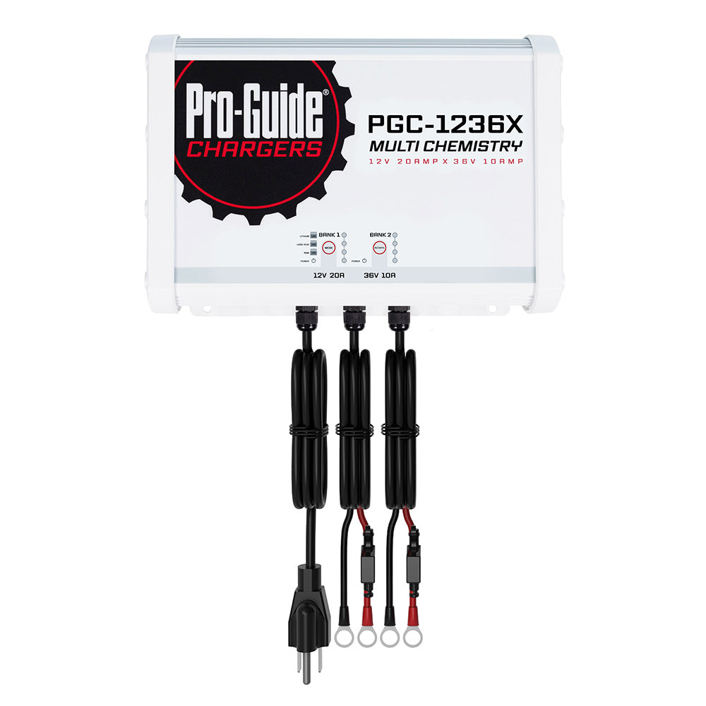 Pro-Guide Batteries Pro-Guide 2 Bank On-Board Battery Charger - (1) 12V / (1) 36V - 30-Amp — marine battery chargers