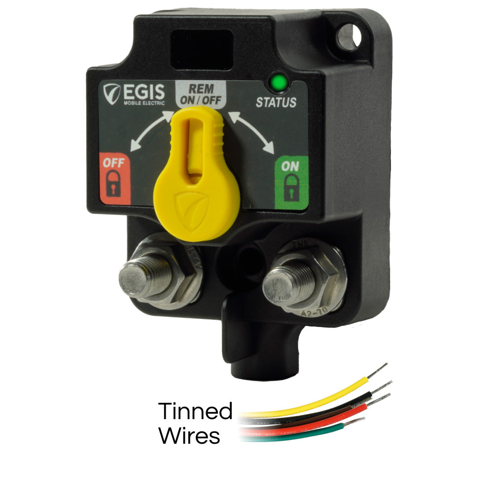 Egis Mobile Electric Egis XD Flex 2 Single - Relay w/Knob - Tinned Wires — marine accessories