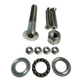 Sea Swivel Replacement Mount Hardware Kit w/5" Main Bolt, Nut, Bearing, & 4-Bolt Package of Mounting Hardware — marine trolling motor accessories