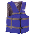 Stearns Adult Life Vest USCG Approved Type III PFD - Blue - Oversize Fit — marine paddlesports