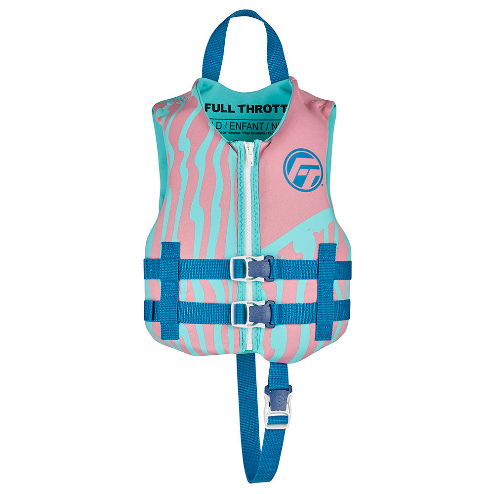 Full Throttle Child Rapid Dry Life Jacket - Pink — marine watersports