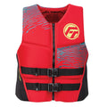 Full Throttle Men's Rapid-Dry Flex-Back Life Jacket - M - Red/Black — marine watersports