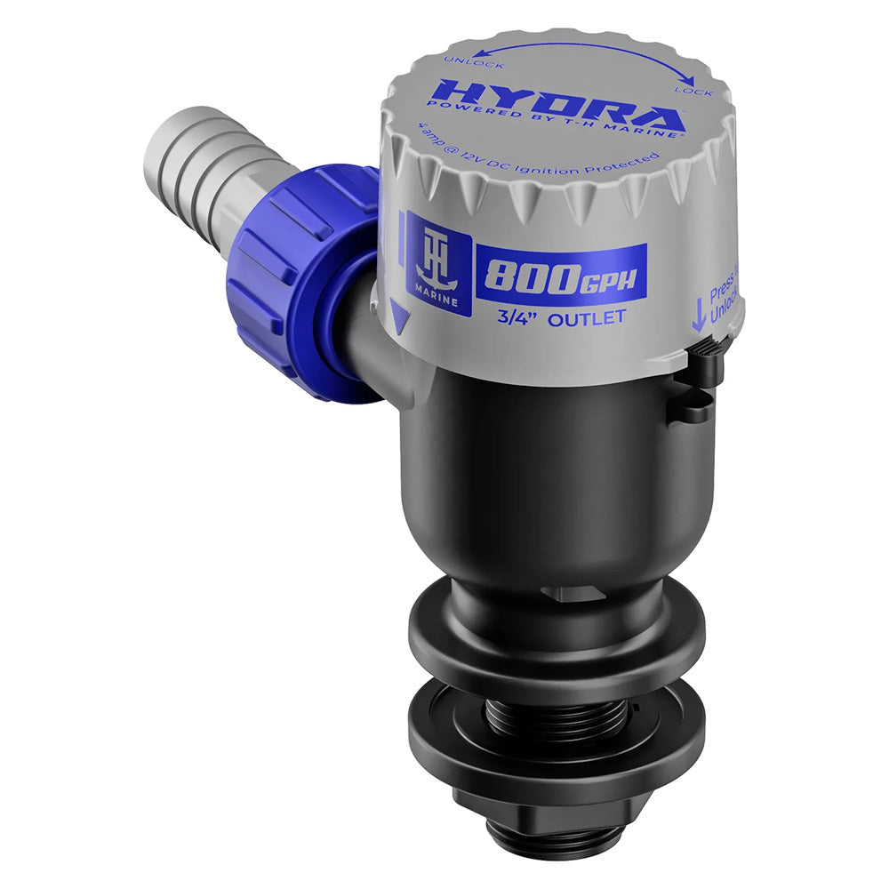 T-H Marine Supplies T-H Marine HYDRA™ Livewell Pump - 800 GPH - 12V - Short Nozzle — marine bilge pumps