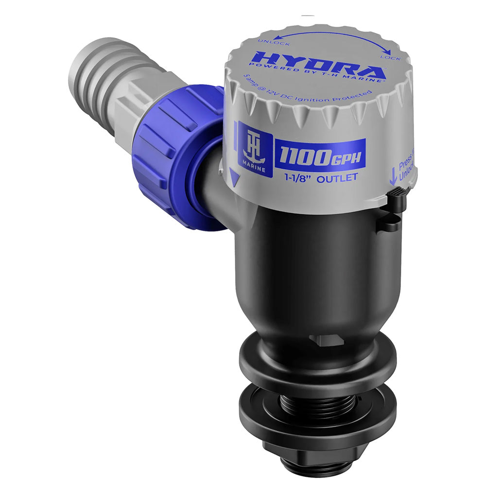 T-H Marine Supplies T-H Marine HYDRA™ Livewell Pump - 1100 GPH - 12V - Short Nozzle — marine bilge pumps