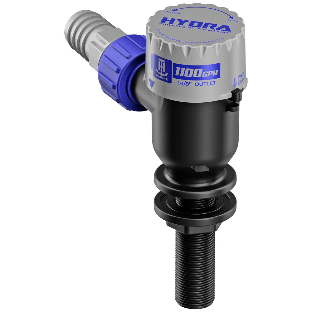 T-H Marine Supplies T-H Marine HYDRA™ Livewell Pump - 1100 GPH - 12V - Long Nozzle — marine bilge pumps