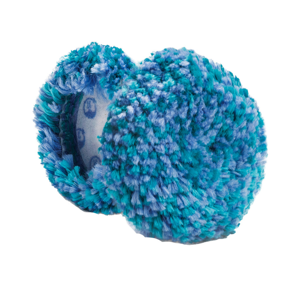 Lake Country Marine Blue/Teal Medium Cut Wool Pad - 3" x .75" — marine cleaning