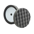 Lake Country Black Finishing Waffle Pro Recessed Pad 8" x 1.5" — marine cleaning
