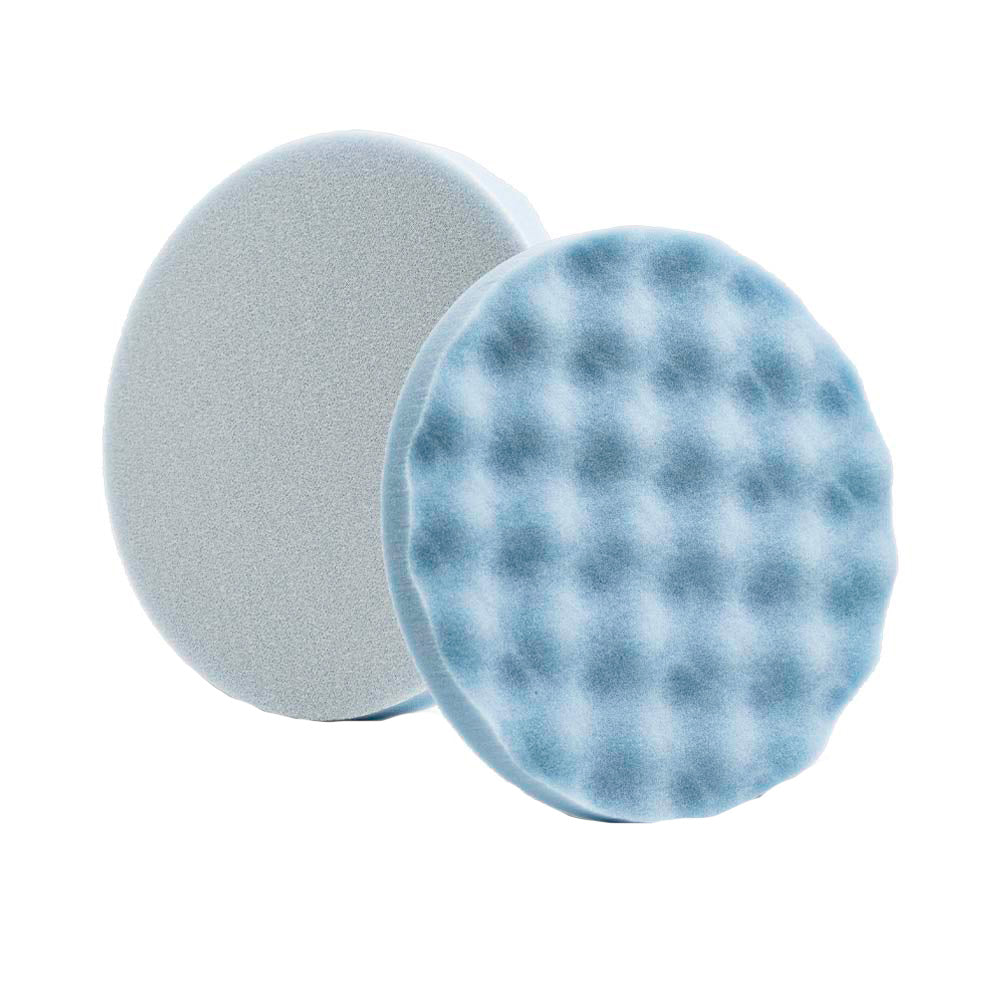 Lake Country Blue Waffle Pro Finessing Foam Pad 8" x 1.5" *2-Pack — marine cleaning